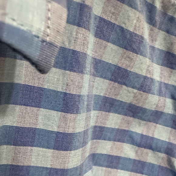 Stylish Blue Checkered Casual Shirt for Men - Picture 3 of 3